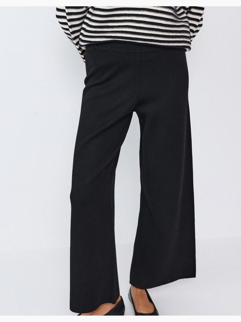 Pantalón de punto, mo fashion Negro - Kiabi