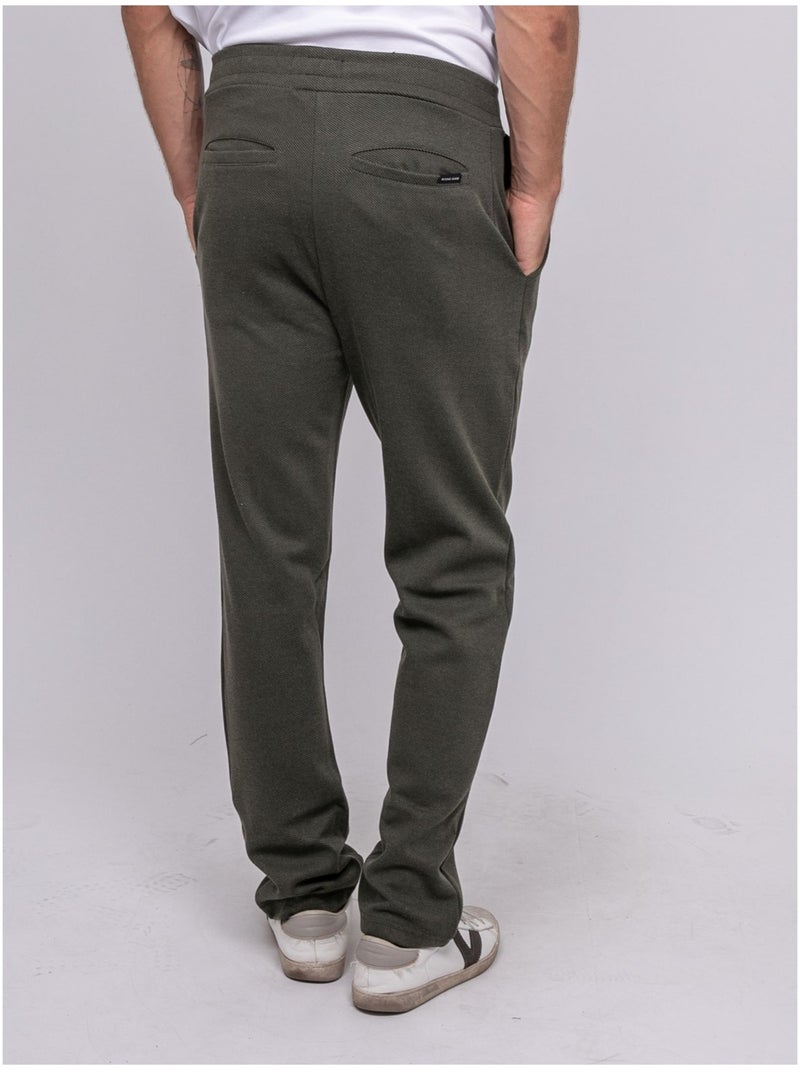 Pantalón de punto sarga VAKARIS Caqui - Kiabi