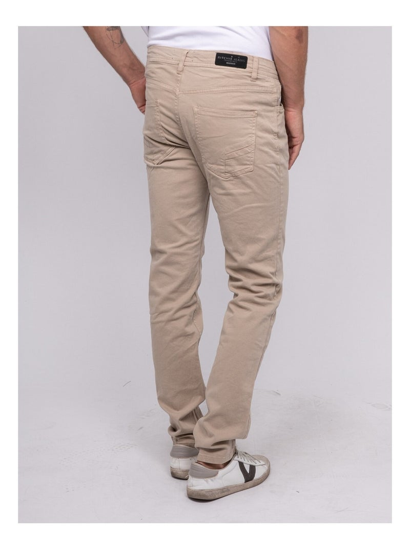 Pantalón de punto VARKANE Beige - Kiabi