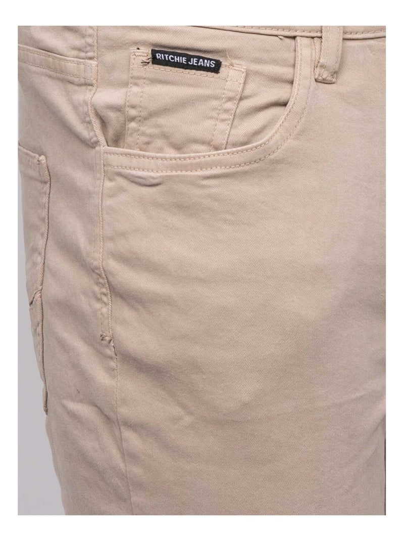 Pantalón de punto VARKANE Beige - Kiabi
