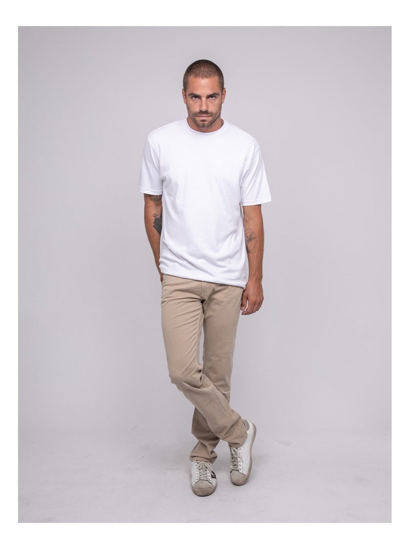 Pantalón de punto VARKANE Beige - Kiabi