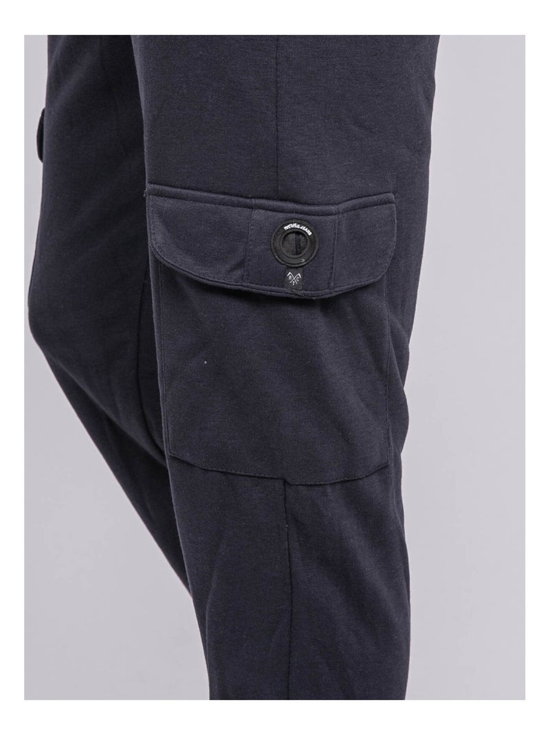 Pantalón de punto VERCATO Azul marino - Kiabi