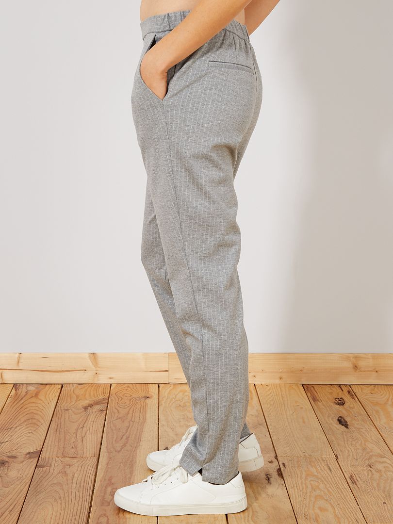 Pantalón de cuadros - GRIS - Kiabi - 18.00€