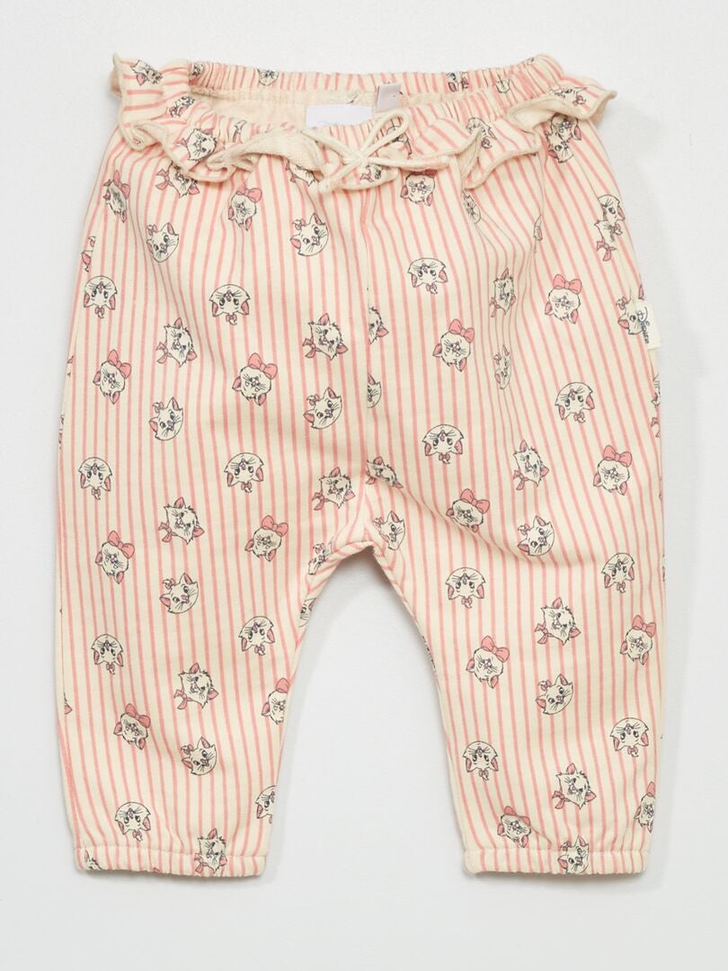 Pantalón de rayas 'Marie' BLANCO - Kiabi