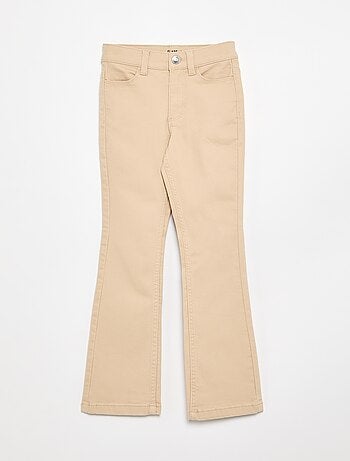 Pantalón de sarga - corte ajustado