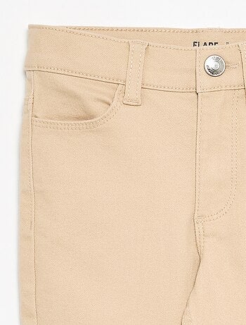 Pantalón de sarga - corte ajustado