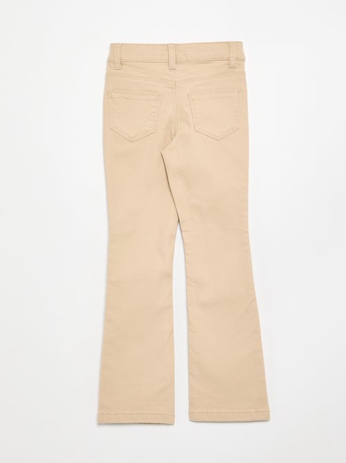 Pantalón de sarga - corte ajustado - Kiabi Pantalón de sarga - corte ajustado - Kiabi