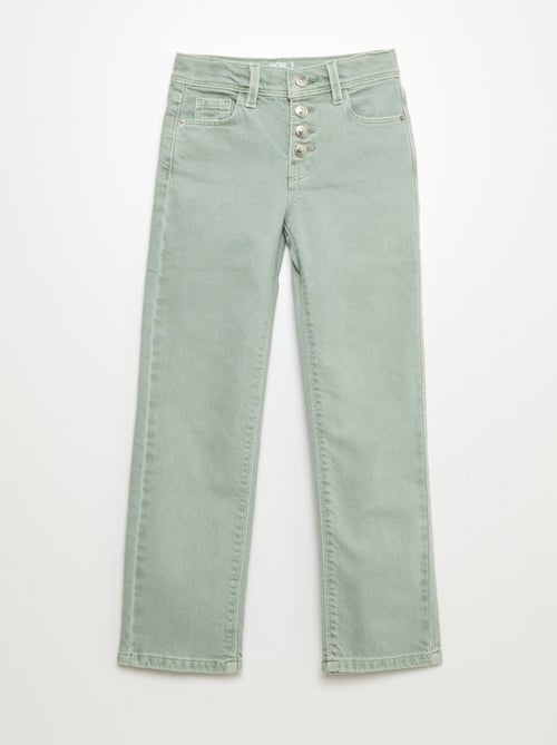 Pantalón de sarga - Corte + ajustado - Kiabi