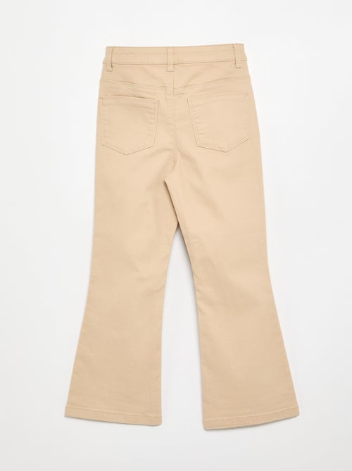Pantalón de sarga - corte cómodo - Kiabi Pantalón de sarga - corte cómodo - Kiabi