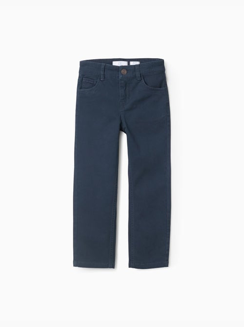 Pantalón de sarga ajustado - Kiabi