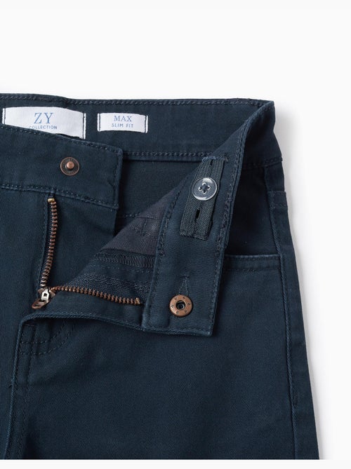 Pantalón de sarga ajustado - Kiabi