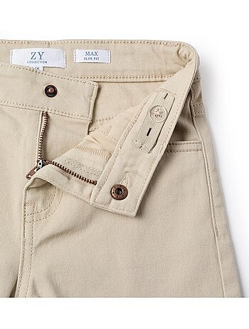 Pantalón de sarga ajustado