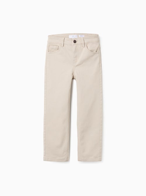 Pantalón de sarga ajustado - Kiabi