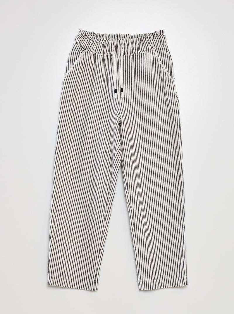 Pantalón de sarga AZUL - Kiabi