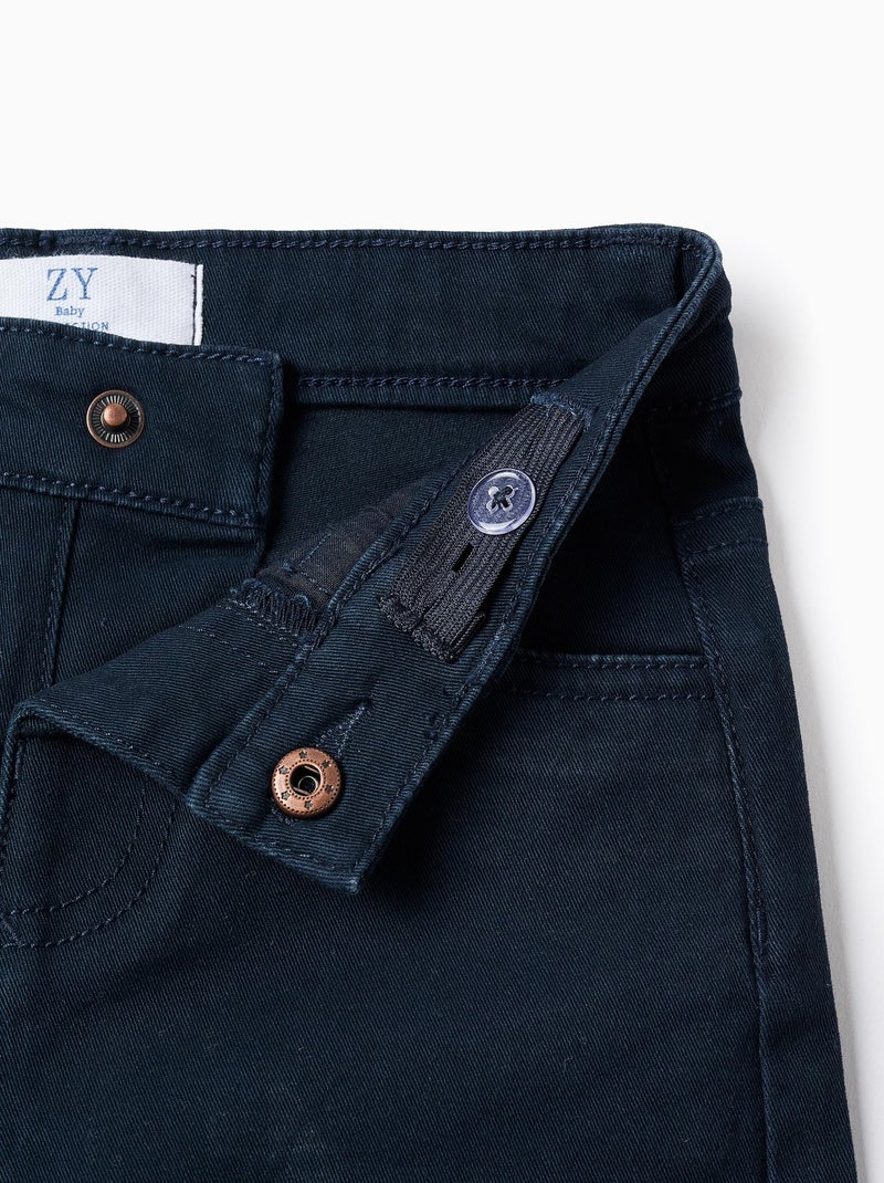 Pantalón de sarga Azul oscuro - Kiabi