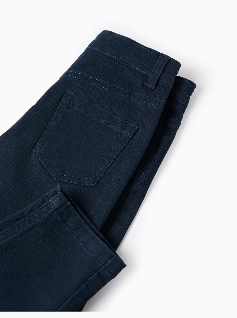 Pantalón de sarga Azul oscuro - Kiabi