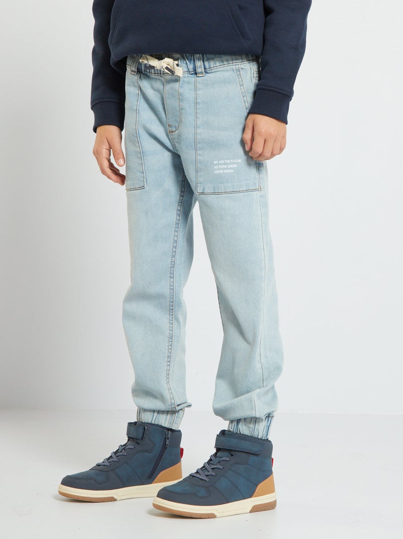 Pantalón de sarga Azul - Kiabi