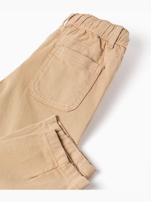 Pantalón de sarga baggy con cordón - Kiabi