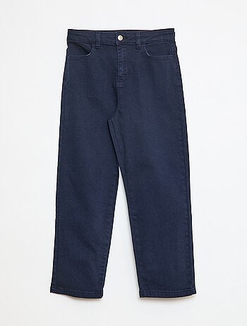 Pantalón de sarga con automáticos - Corte + cómodo