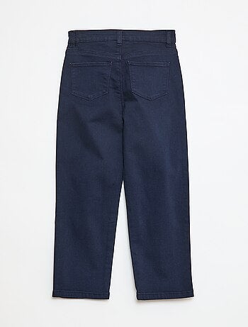 Pantalón de sarga con automáticos - Corte + cómodo