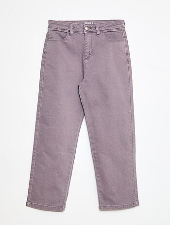 Pantalón de sarga con automáticos - Corte + cómodo