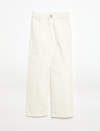 Pantalón de sarga con automáticos