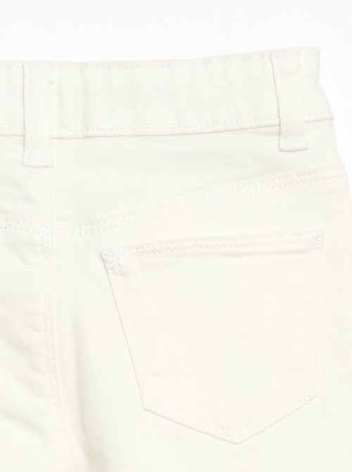 Pantalón de sarga con automáticos - Kiabi