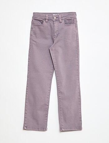 Pantalón de sarga con automáticos