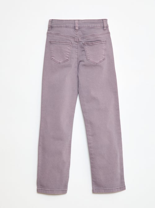 Pantalón de sarga con automáticos - Kiabi