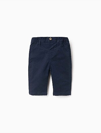 Pantalón de sarga con cintura elástica