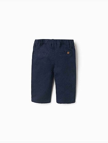 Pantalón de sarga con cintura elástica