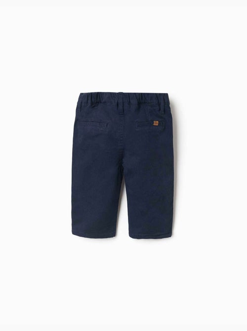 Pantalón de sarga con cintura elástica - Kiabi
