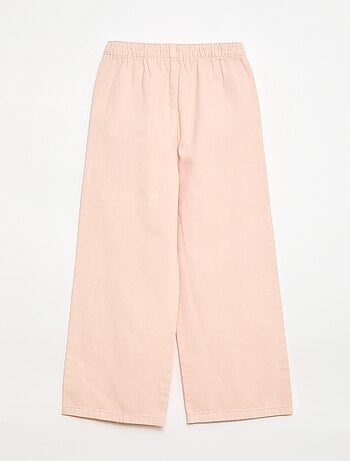 Pantalón de sarga con cordones ajustables