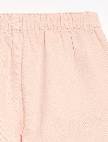 Pantalón de sarga con cordones ajustables