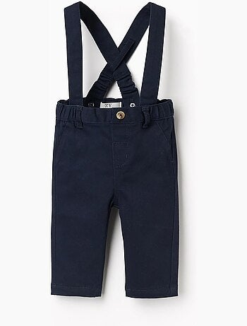 Pantalón de sarga con tirantes