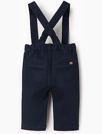 Pantalón de sarga con tirantes