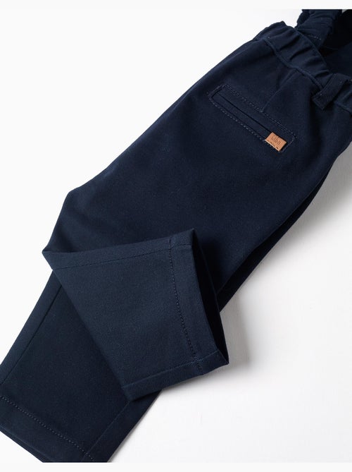 Pantalón de sarga con tirantes - Kiabi