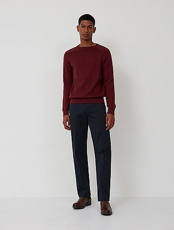 Pantalón de sarga de corte normal, MO Fashion