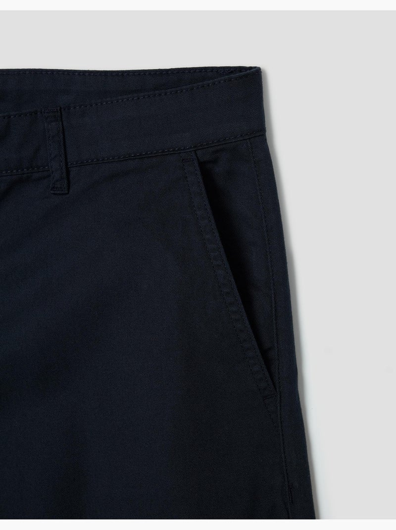 Pantalón de sarga de corte normal, MO Fashion Azul - Kiabi