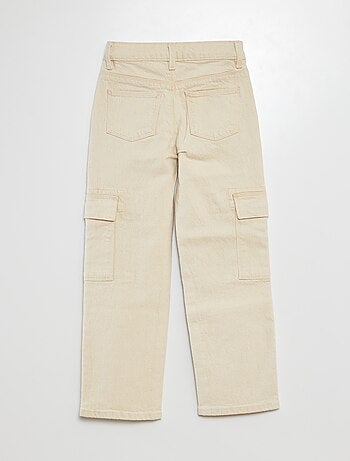 Pantalón de sarga multibolsilllos - Corte + ajustado