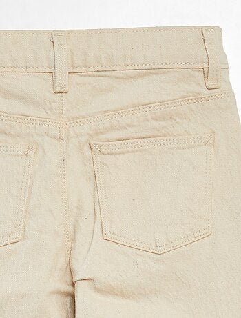 Pantalón de sarga multibolsilllos - Corte + ajustado