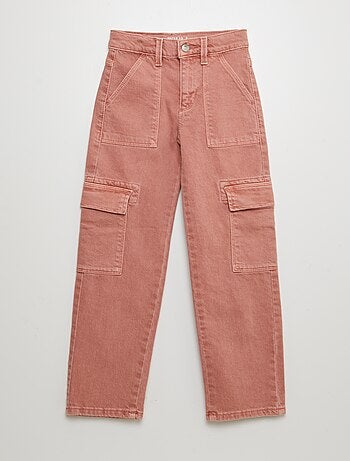 Pantalón de sarga multibolsilllos - Corte + ajustado