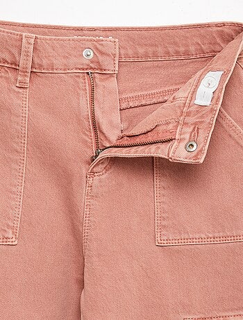 Pantalón de sarga multibolsilllos - Corte más cómodo