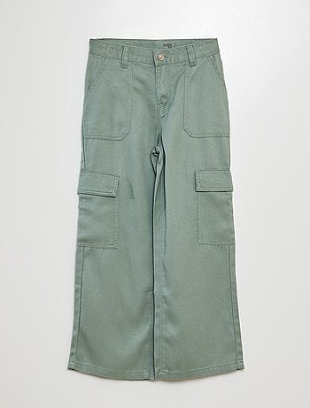 Pantalón de sarga multibolsillos