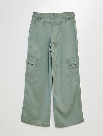 Pantalón de sarga multibolsillos
