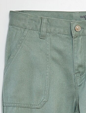 Pantalón de sarga multibolsillos