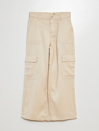 Pantalón de sarga multibolsillos