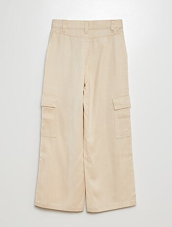 Pantalón de sarga multibolsillos