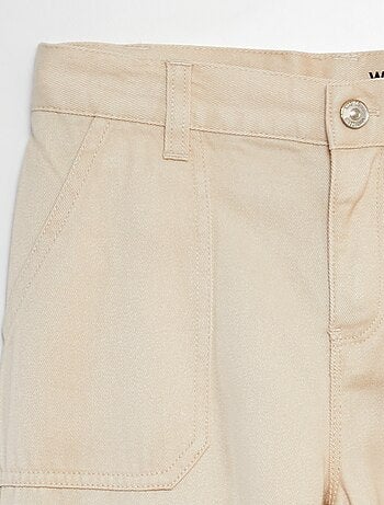 Pantalón de sarga multibolsillos