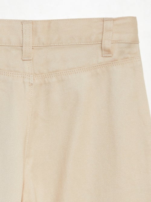 Pantalón de sarga multibolsillos - Kiabi